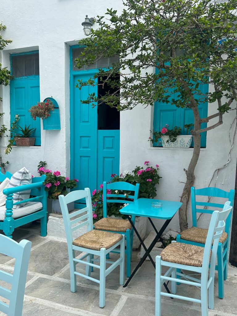Cafe on Piatsa Square, Chora, Serifos