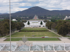 View from rooftop of Parliament House